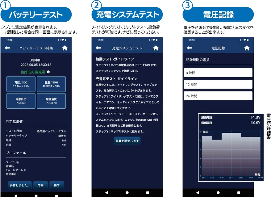 アプリ画面・操作イメージ