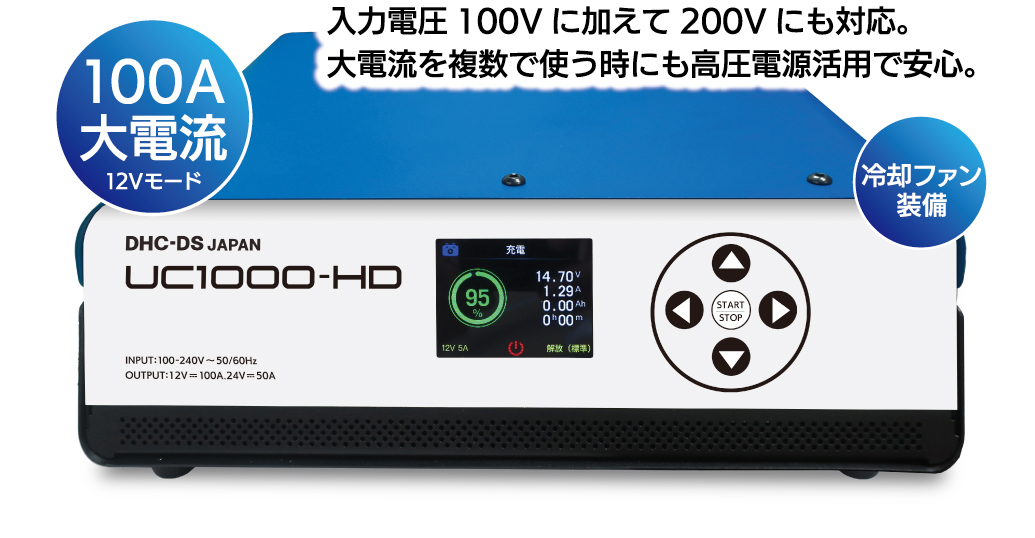 UC1000-HD インテリジェントハイパワー電源